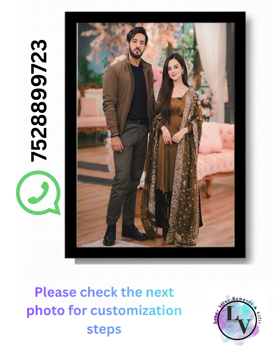 Customized photo frame (9.2 incx13.1 inches)