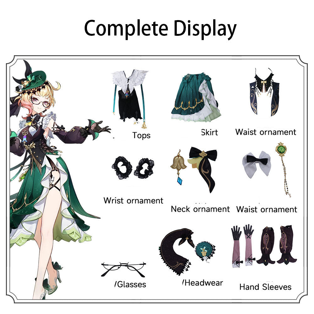 Genshin Impact cos costume perfumer Amelia cosplay costume game animation anime full set of C suits