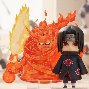 Naruto Chibi Figures - Set B Naruto Itachi Uchiha Figurine Merchandise for Anime Lovers (Size - 10 cm)