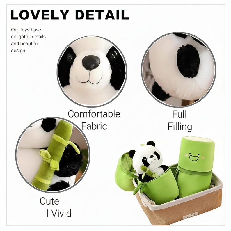 Bamboo Panda Soft Toy