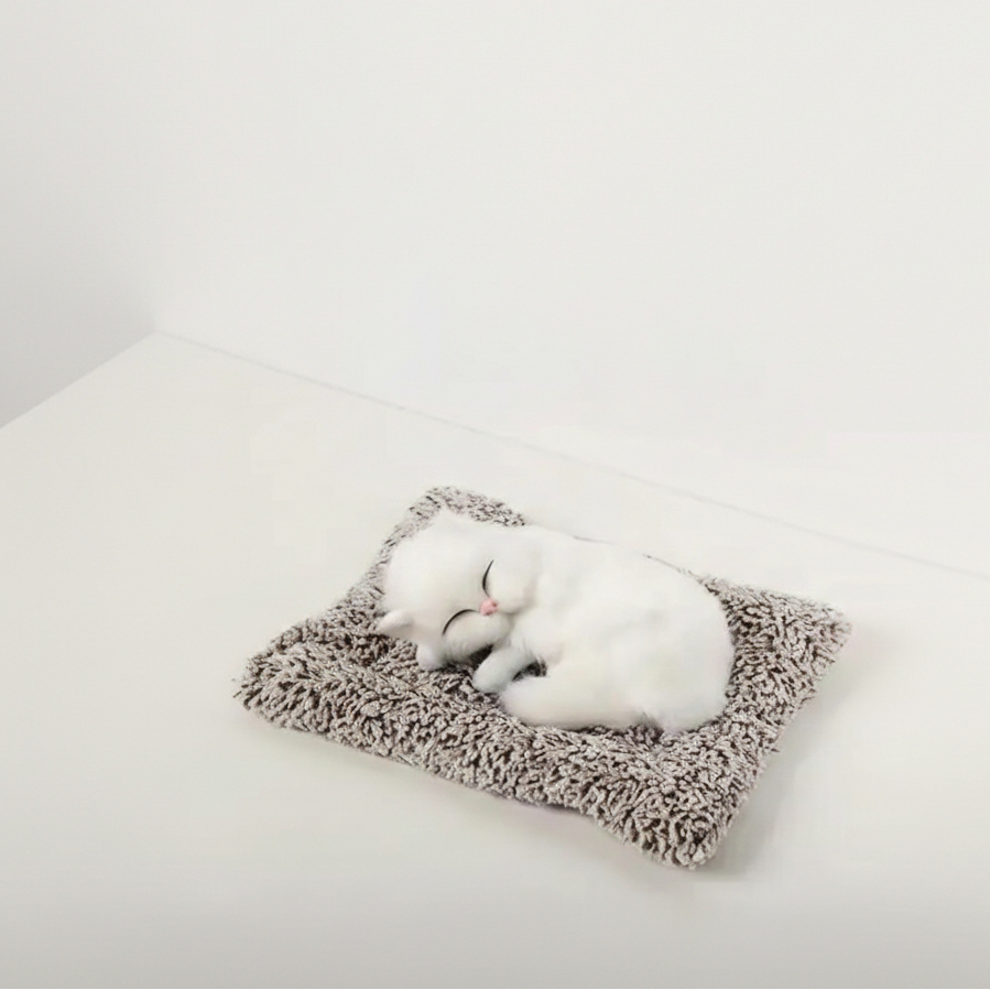 Sleeping Cat Toy for Car