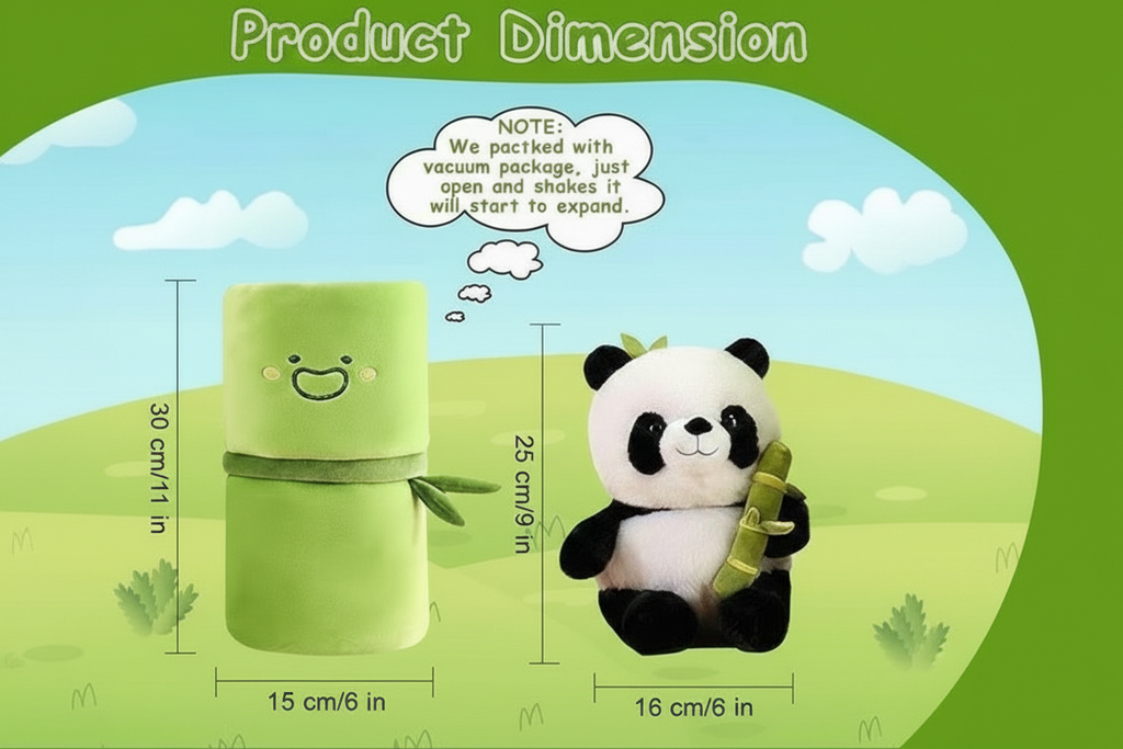 Bamboo Panda Soft Toy