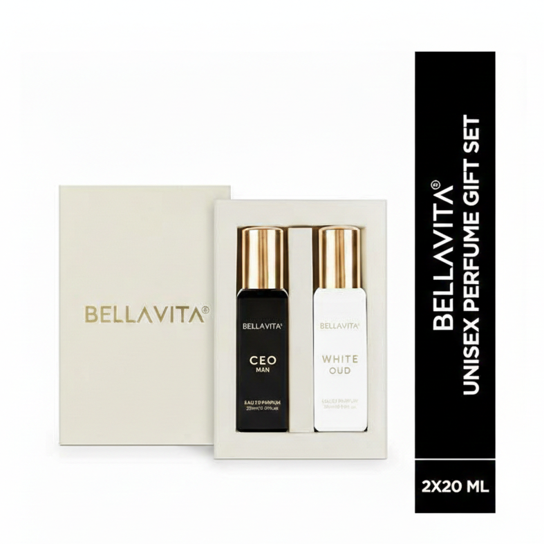 Bella Vita Luxury CEO Man 20 ml + White Oud Unisex 20 ml Perfume Gift Combo Pack for Men and Women (Pack of 2)