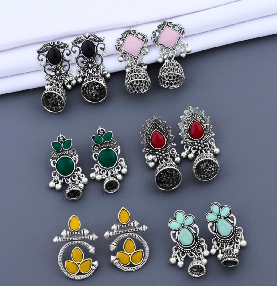 Ethnic Earrings ( 6 pair)