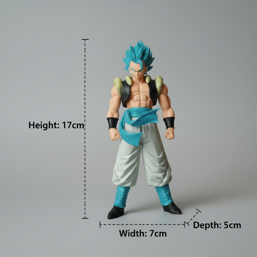 Dragon Ball Z Gogeta Super Saiyan Blue Action Figure – 17cm