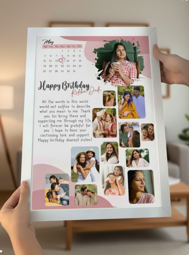 Customized photo frame (special occasions)